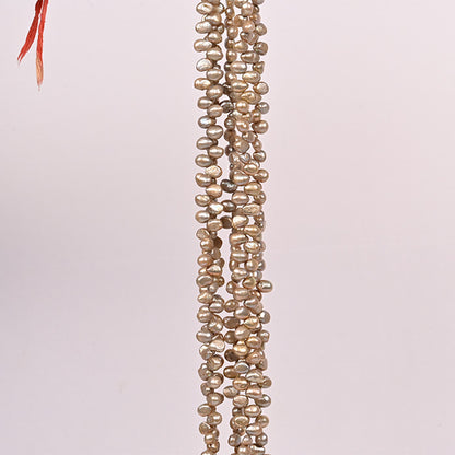 NATURAL PEARLS SHAPELESS GOLD COLOUR