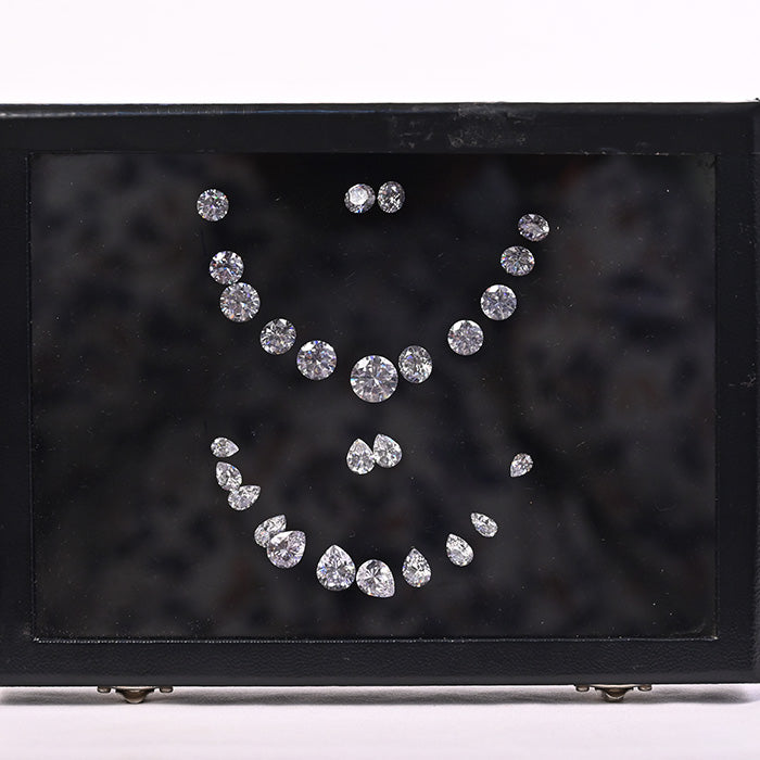 MOZONITE NECKLACE SETTING  SIZE