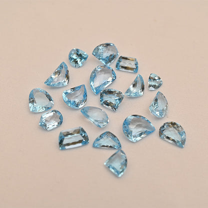 NATURAL BLUE TOPAZ 3 TO 6 CRT