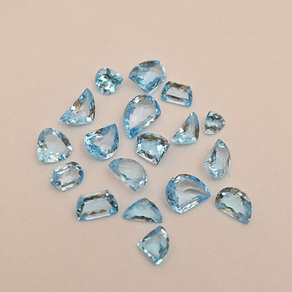 NATURAL BLUE TOPAZ 3 TO 6 CRT