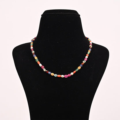 NAVARATNA MALA OVAL MEDIUM SIZE