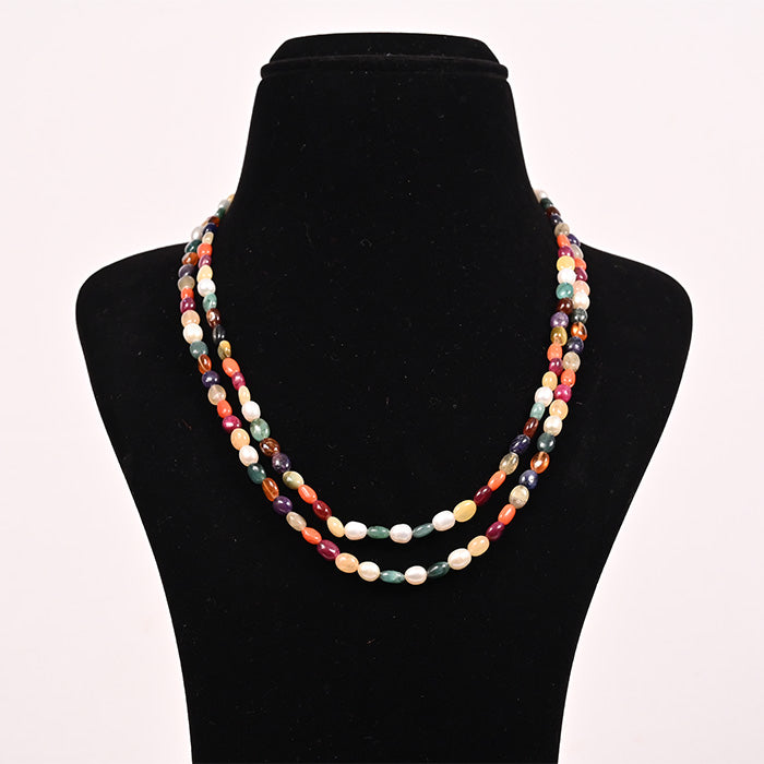 NAVARATNA MALA OVAL SHAPE