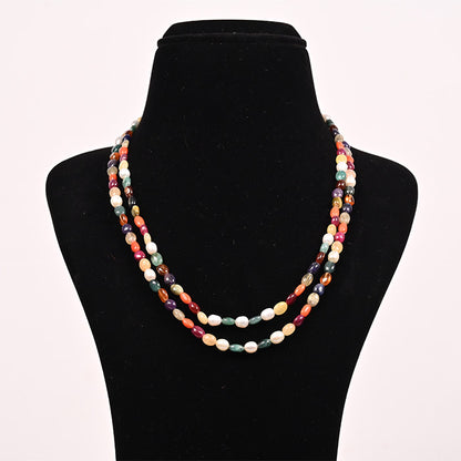 NAVARATNA MALA OVAL SHAPE