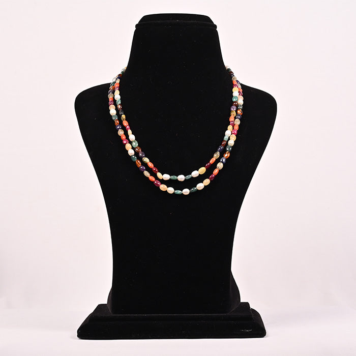 NAVARATNA MALA OVAL SHAPE