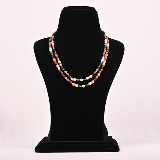 NAVARATNA MALA OVAL SHAPE