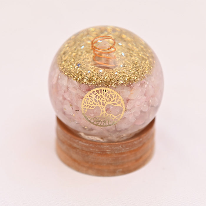 PINK QUARTZ HEALING BALL