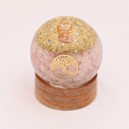 PINK QUARTZ HEALING BALL