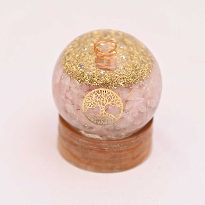 PINK QUARTZ HEALING BALL