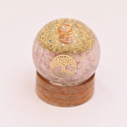 PINK QUARTZ HEALING BALL