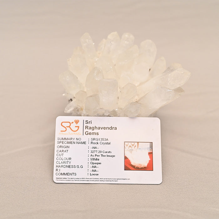 ROCK WHITE CRYSTAL HEALING STONE
