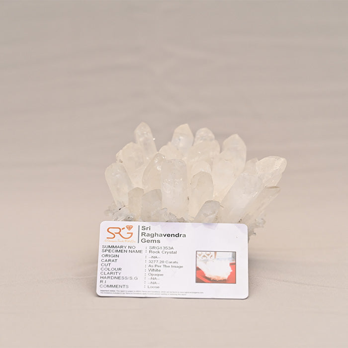 ROCK WHITE CRYSTAL HEALING STONE