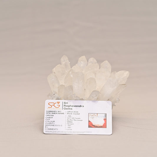 ROCK WHITE CRYSTAL HEALING STONE