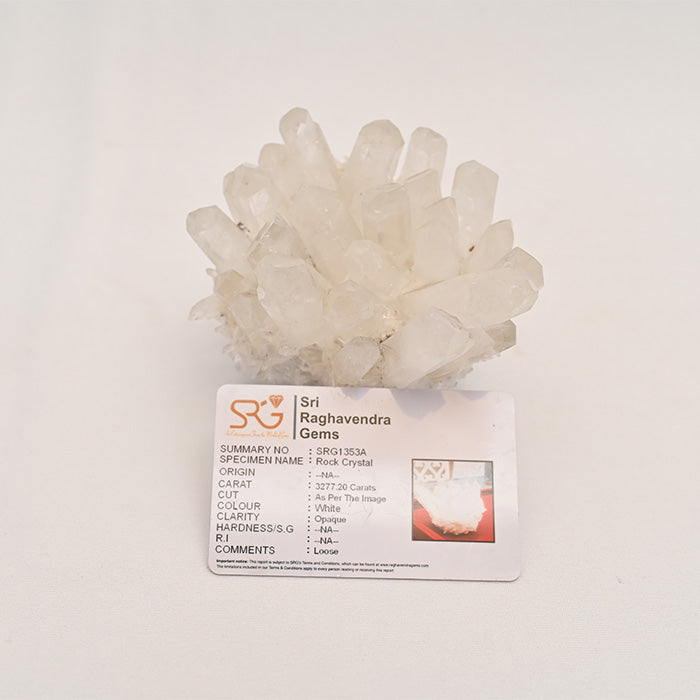 ROCK WHITE CRYSTAL HEALING STONE