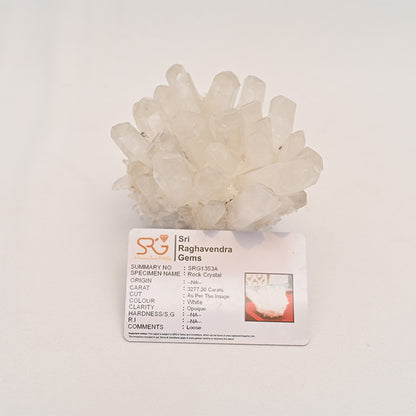 ROCK WHITE CRYSTAL HEALING STONE
