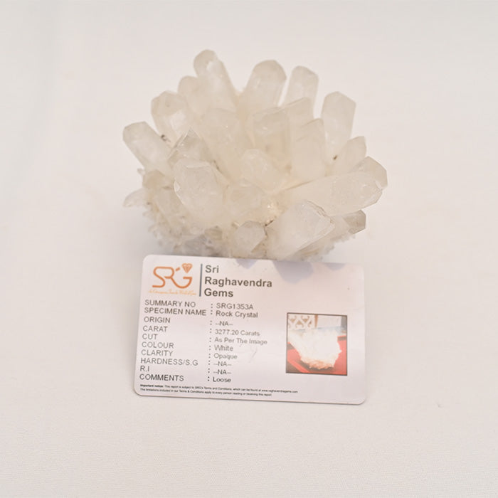 ROCK WHITE CRYSTAL HEALING STONE