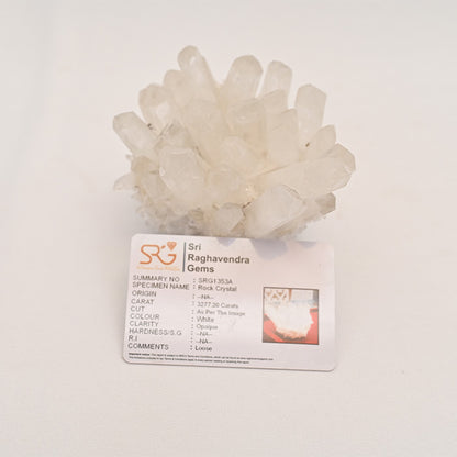 ROCK WHITE CRYSTAL HEALING STONE