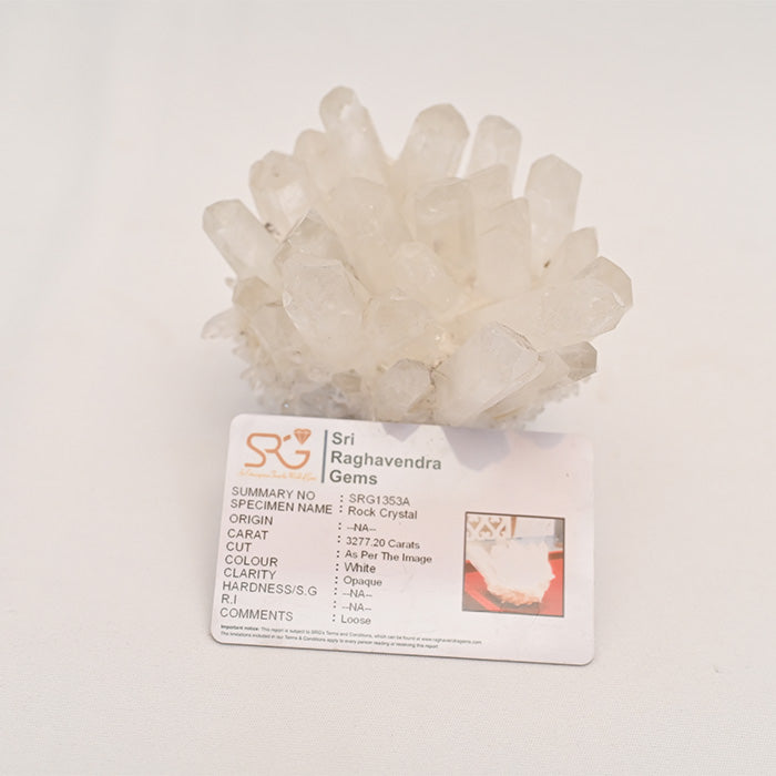 ROCK WHITE CRYSTAL HEALING STONE