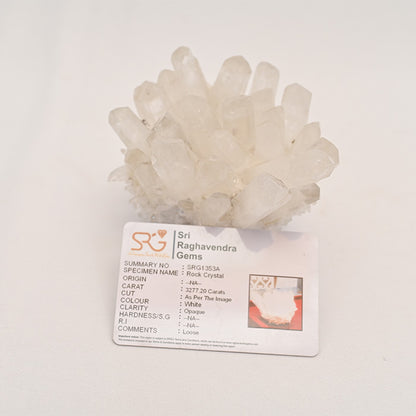 ROCK WHITE CRYSTAL HEALING STONE