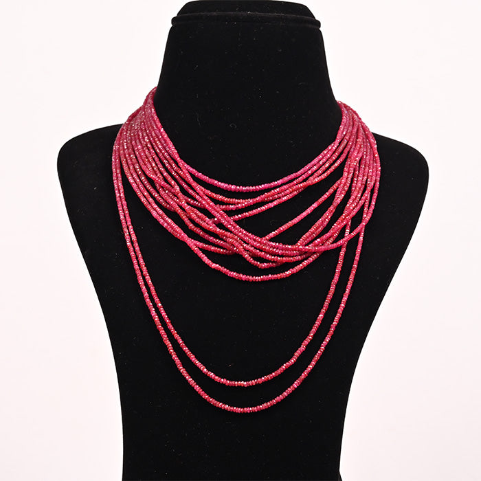 RUBY CUTTING FLAT BEADS