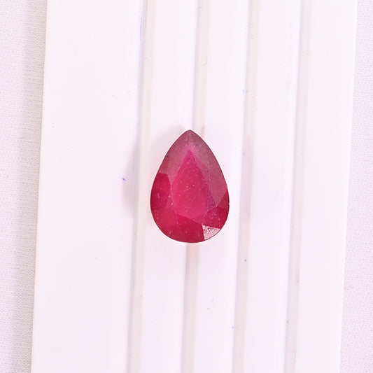 RUBY PEAR SHAPE 10 CRT