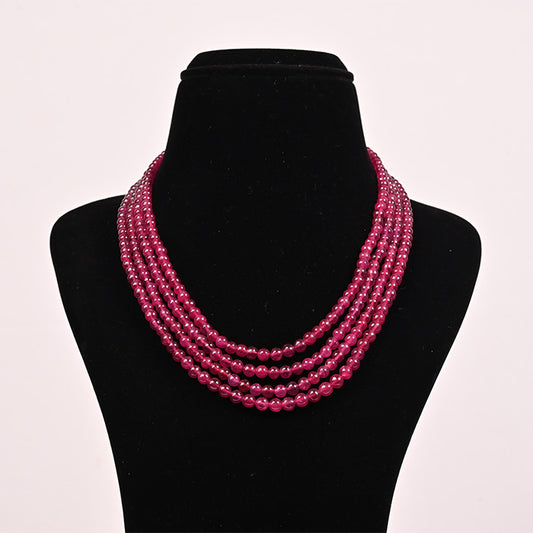 RUBY PLAN ROUND BEADS