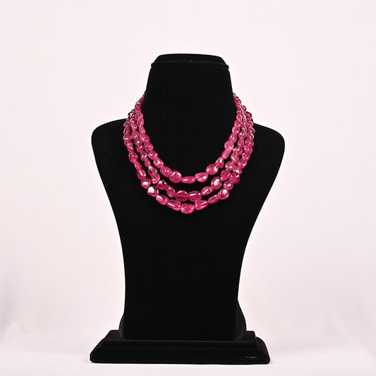 RUBY TUMBLES BEADS