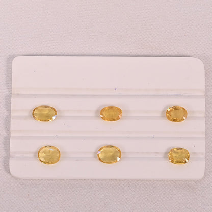 YELLOW SAPPHIRE GEM STONE BANGKOK 3 TO 6 CRT