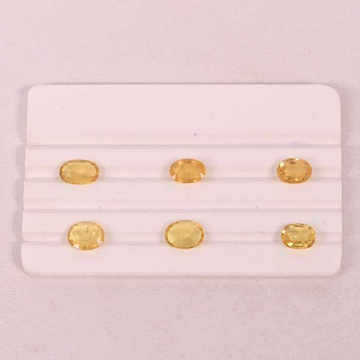 YELLOW SAPPHIRE GEM STONE BANGKOK 3 TO 6 CRT