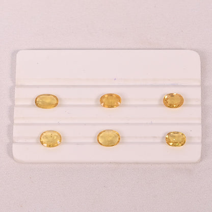 YELLOW SAPPHIRE GEM STONE BANGKOK 3 TO 6 CRT
