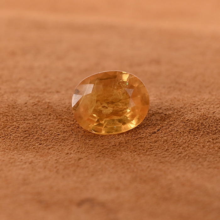 YELLOW SAPPHIRE GEM STONE BANGKOK OVAL 7.90 CRT