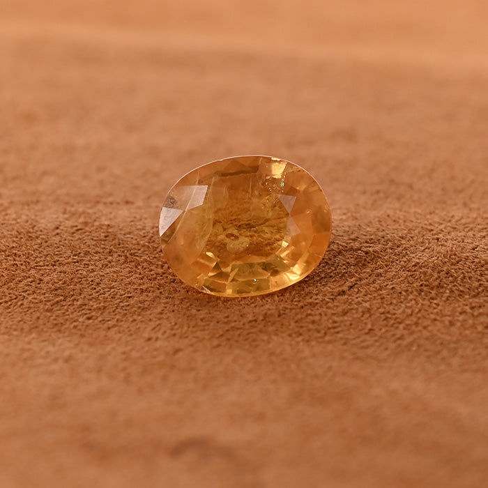 YELLOW SAPPHIRE GEM STONE BANGKOK OVAL 7.90 CRT