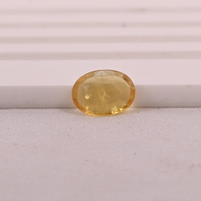YELLOW SAPPHIRE GEM STONE BANGKOK OVAL SHAPE 1.70