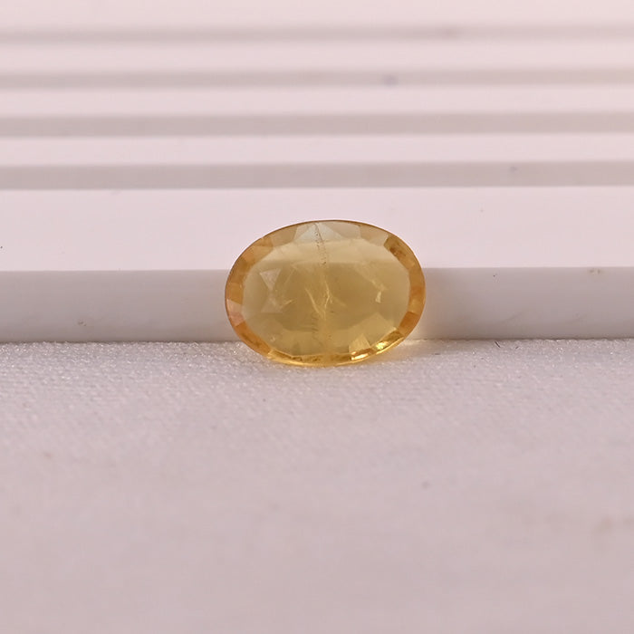 YELLOW SAPPHIRE GEM STONE BANGKOK OVAL SHAPE 1.70