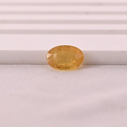 YELLOW SAPPHIRE GEM STONE BANGKOK OVAL SHAPE 2.10 CRT