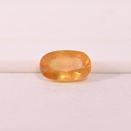 YELLOW SAPPHIRE GEM STONE BANGKOK OVAL