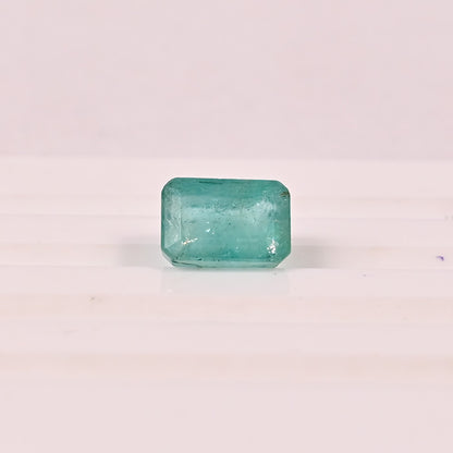 ZAMBIAN EMERALD GEM STONES SHAPE RECTANGLE 1.33 CRT