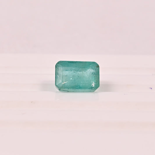 ZAMBIAN EMERALD GEM STONES SHAPE RECTANGLE 1.33 CRT