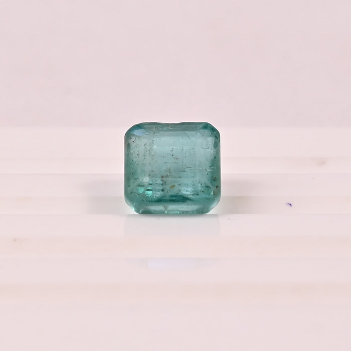 ZAMBIAN EMERALD GEM STONES SHAPE SQUARE 2.90 CRT