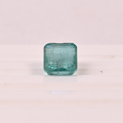 ZAMBIAN EMERALD GEM STONES SHAPE SQUARE 2.90 CRT