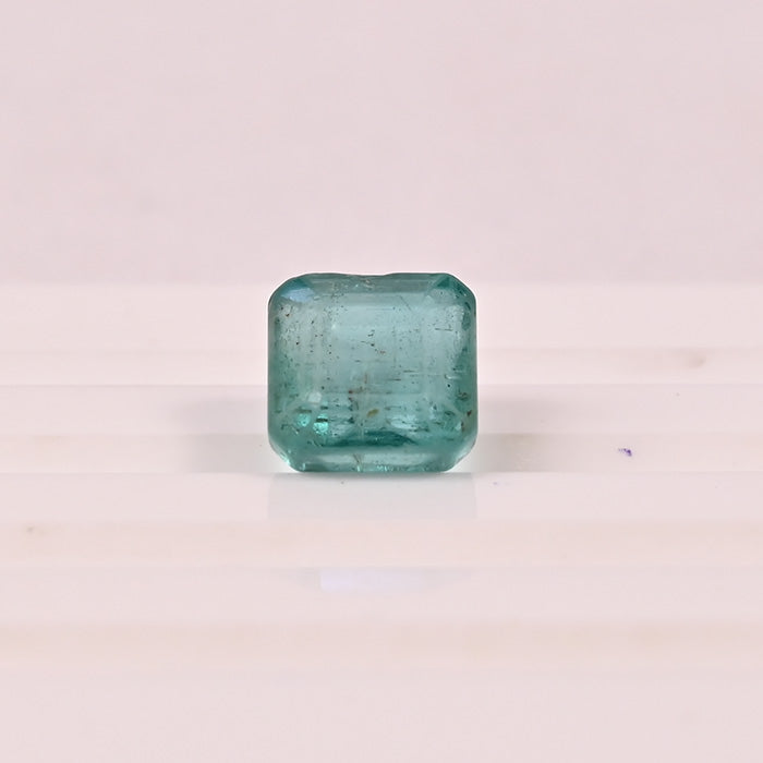ZAMBIAN EMERALD GEM STONES SHAPE SQUARE 2.90 CRT