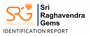 Sample gemstone certification issued by Velayudhan Gems & Jewellers
