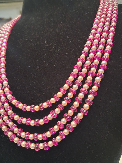 PINK PUMPKIN (MANULU)BEADS