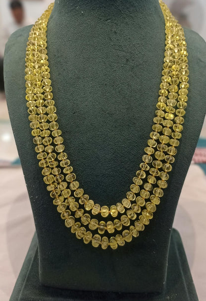 LEMON QUARTZ BEADS