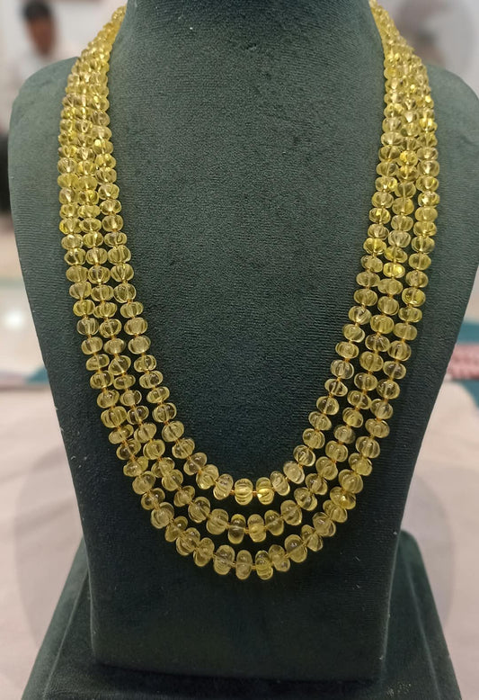 LEMON QUARTZ BEADS
