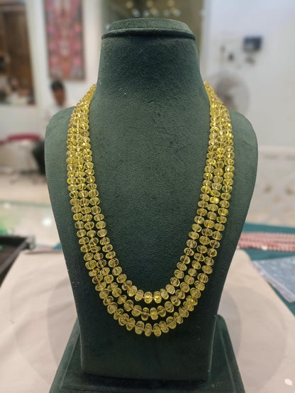LEMON QUARTZ BEADS